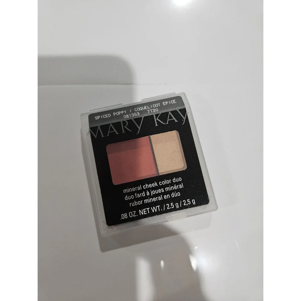 Mary Kay Mineral Cheek Color Duo Spiced Poppy New